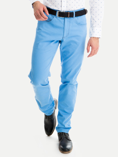 Niebieskie spodnie męskie